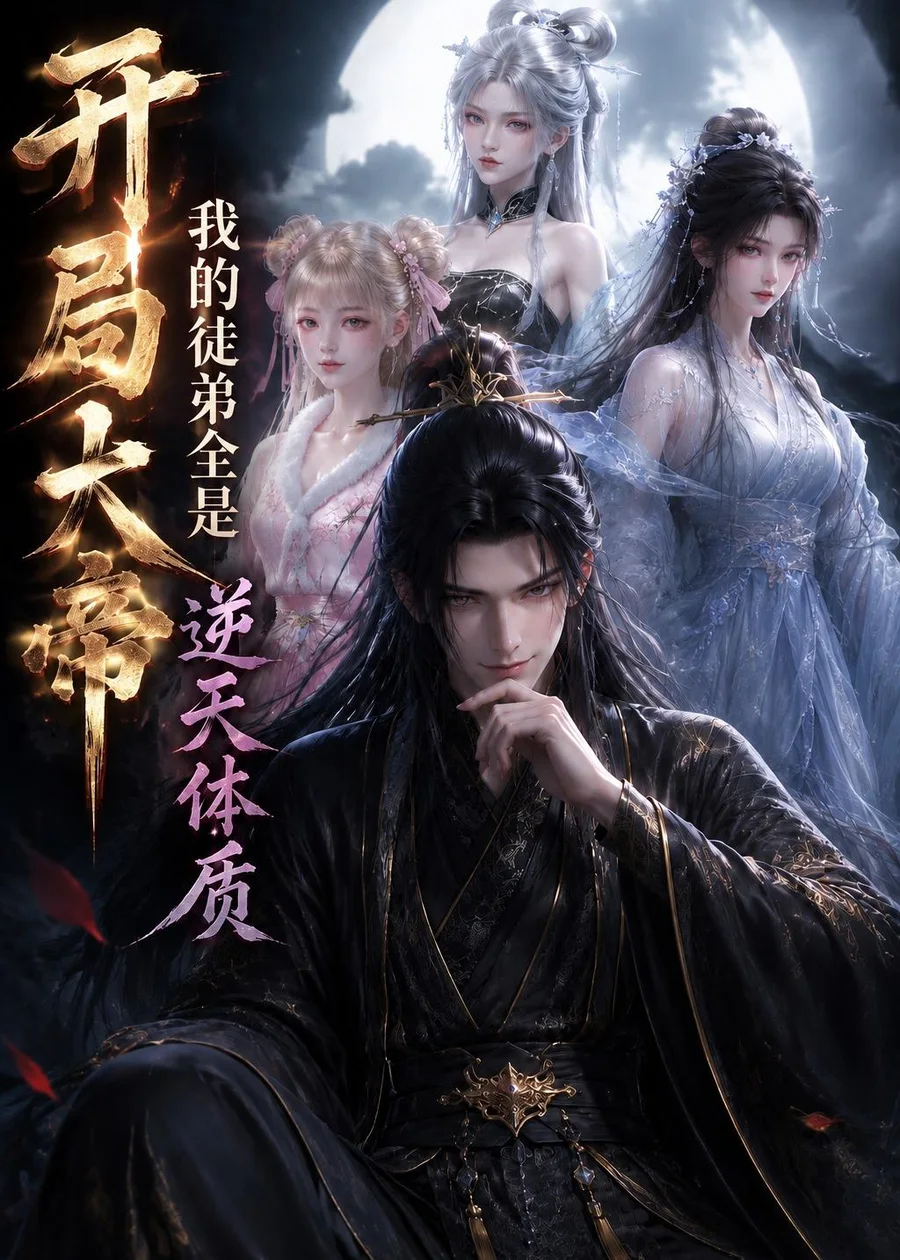 黄果AI漫剧玄幻修仙开局天帝我的徒弟全是逆天体质海报